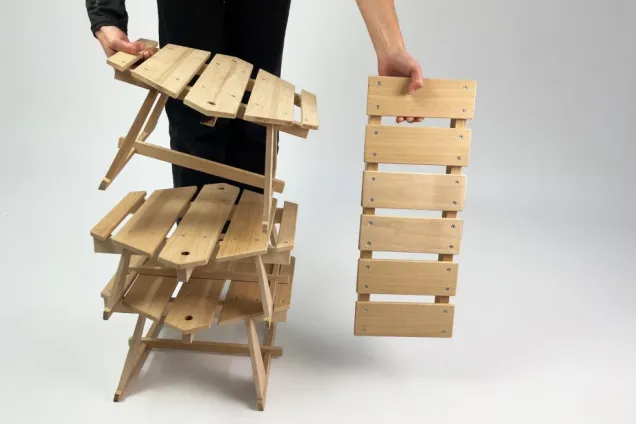 stackable play kit made of wood