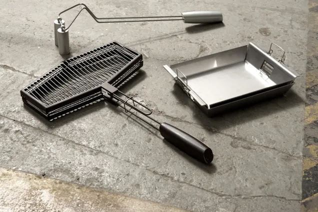 kitchen tools made of steel.