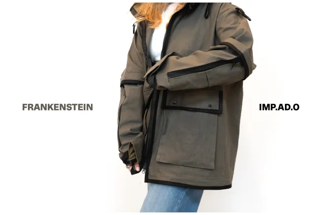 Jacket modeled in what would probably be the most common configuration. Photo. 