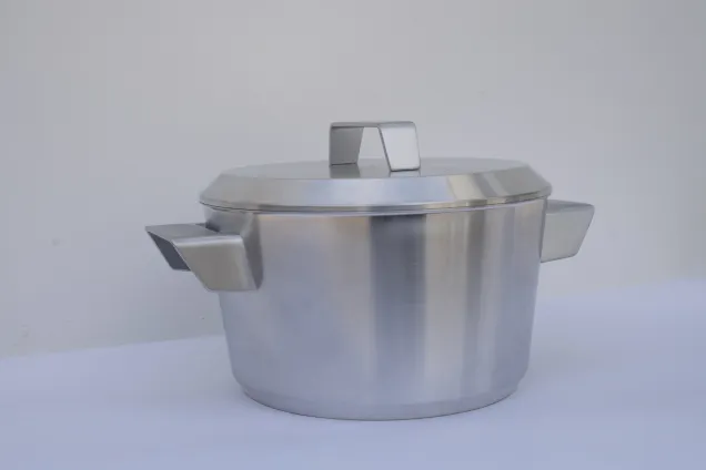 Cooking pot with lid. Photo.