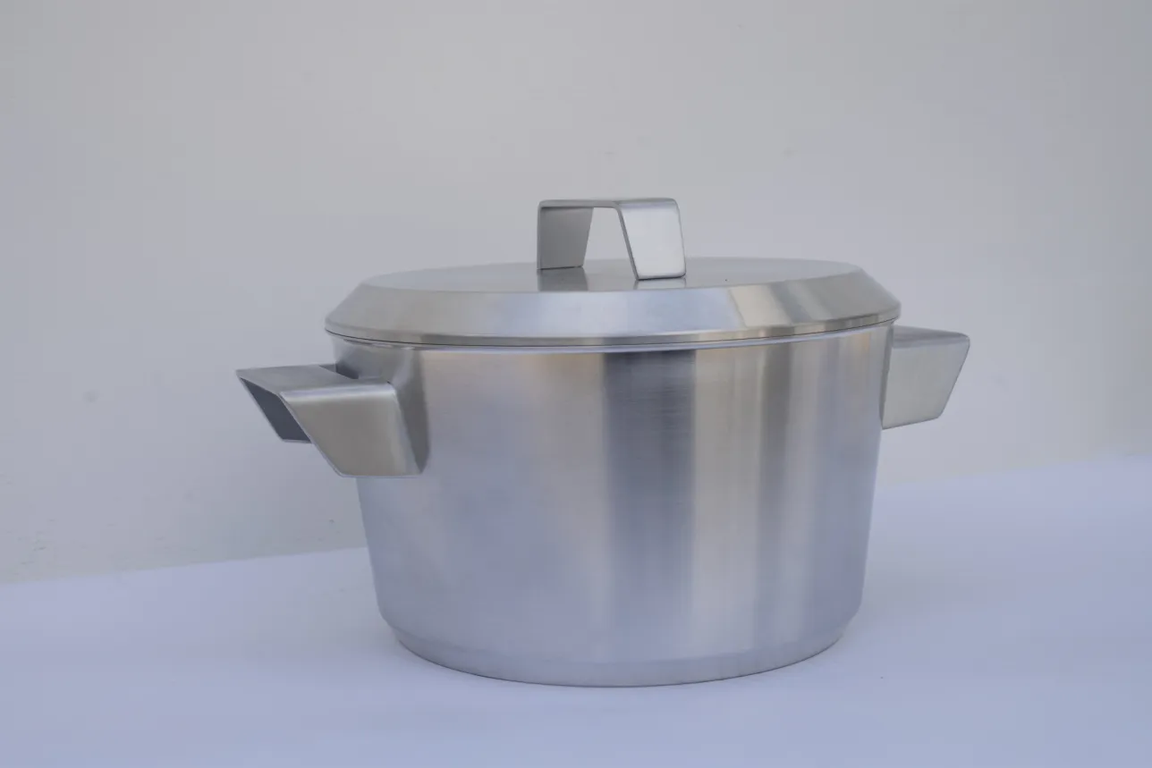 Cooking pot with lid. Photo.