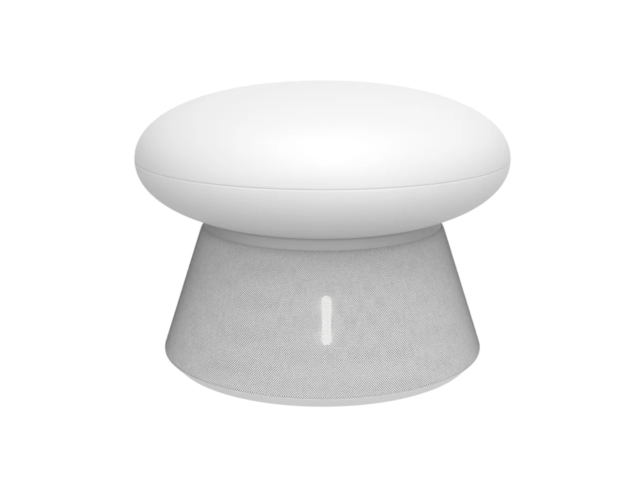 speaker on white background. 3D rendering. 